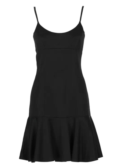 Moschino Viscose Dress In Black