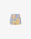 Moschino Cropped Shirt Beach Umbrellas In Blue