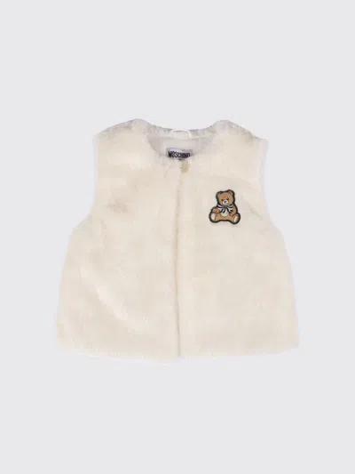 Moschino Waistcoat Kids  In White