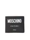 MOSCHINO CARTERAS Y MONEDEROS - NEGRO