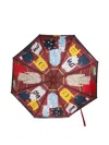 Moschino Wardrobe-print Umbrella In Multi