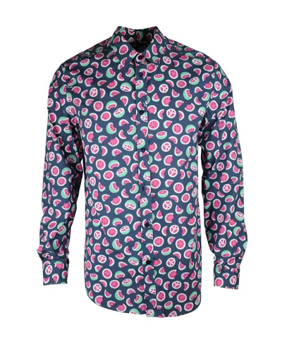 Moschino Watermelon Printed Shirt In Blue