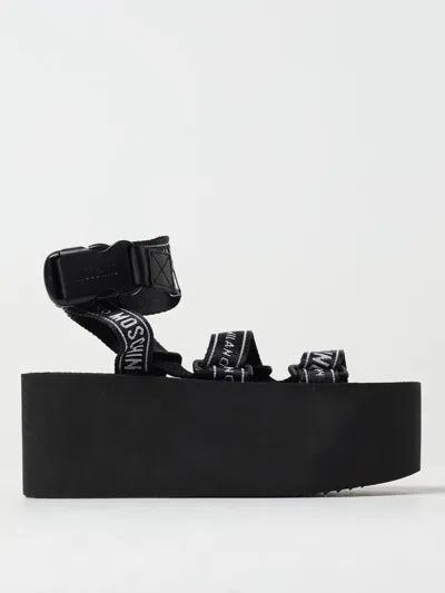 Moschino Wedge Shoes  Couture Woman Color Black