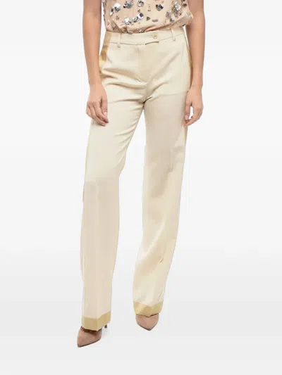 Moschino Welt-pocket Trousers In Neutral