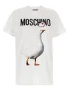 Moschino Classic Cotton T-shirts And Polos Collection In White