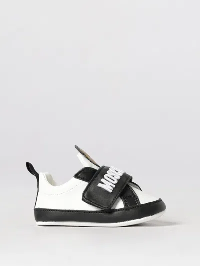 Moschino Babies' Sneakers  Kids Color White In Multi