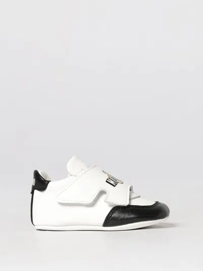 Moschino Babies' Sneakers  Kids Color White In Multi