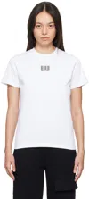 Moschino Cotton Jersey T-shirt In 0001 White