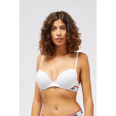 Moschino Cotton Bra In White