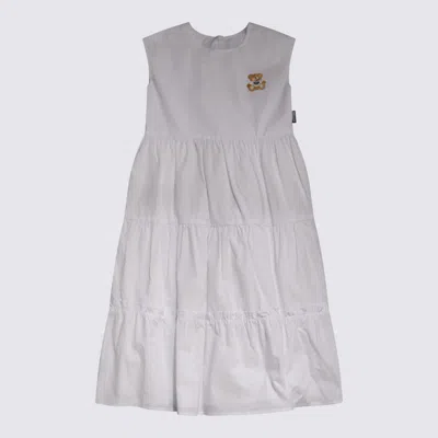 Moschino Kids' White Cotton Dress