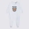 Moschino White Cotton Jumpsuit In White