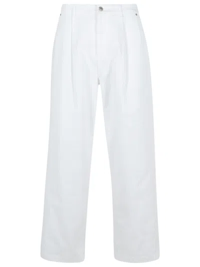 Moschino White Cotton Pants