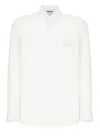 Moschino Casual Button-down Collar Short Sleeves Shirt In White