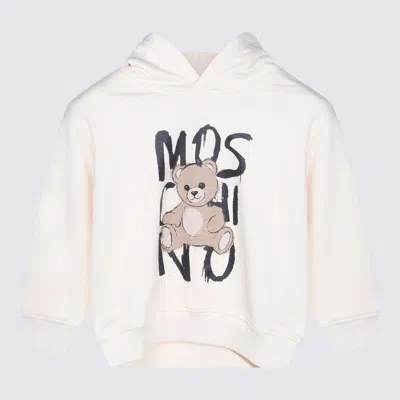 Moschino Kids' White Cotton Sweatshirt