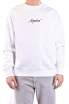 Moschino Man Sweatshirt White Size 42 Cotton In White
