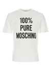 Moschino Versatile Crew Neck T-shirt In 1001