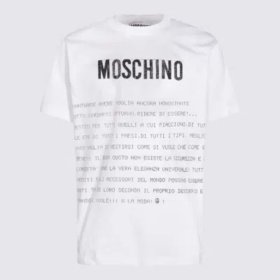 Moschino White Cotton T-shirt