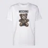 Moschino Teddy Bear Print Crewneck T-shirt In White