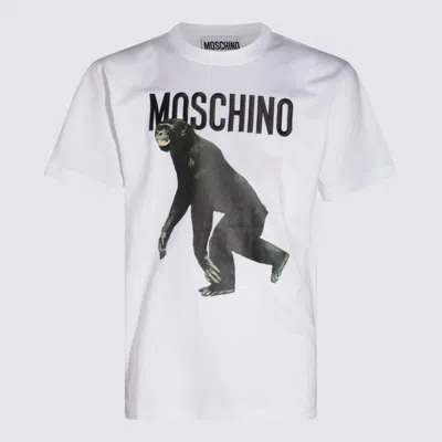 MOSCHINO MOSCHINO WHITE COTTON T-SHIRT