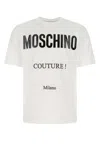 MOSCHINO WHITE COTTON T-SHIRT