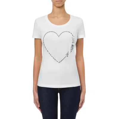 Moschino White Cotton Top