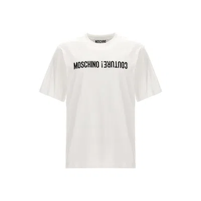 MOSCHINO WHITE COTTON T-SHIRT