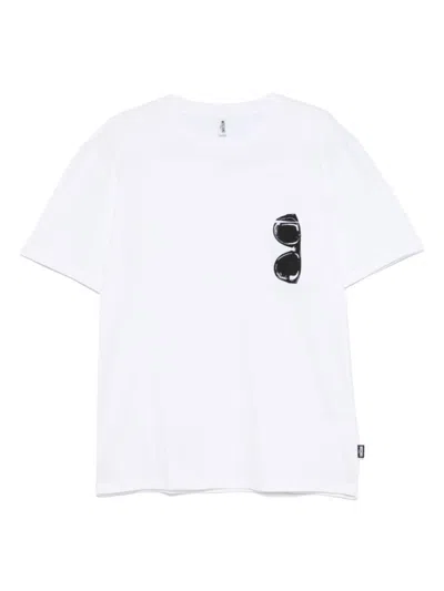 Moschino White Crewneck Logo T-shirt