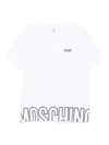 Moschino Crew Neck Short Sleeve Straight Hem T-shirt