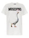 Moschino Classic Cotton T-shirts And Polos Collection In White