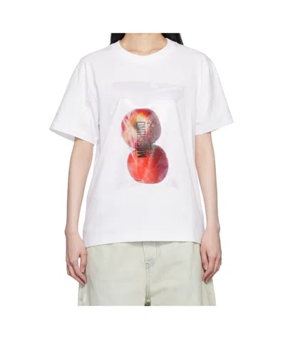 Moschino White Graphic T-shirt
