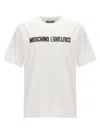 Moschino Upside Down Logo T-shirt In White