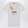Moschino Graphic-print Cotton T-shirt In White