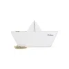 Moschino Boat-motif Clutch Bag In White