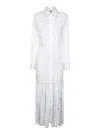 Moschino White Poplin Chemisier Dress