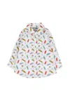 Moschino White Shirt For Baby Boy With Teddy Bear In Multi