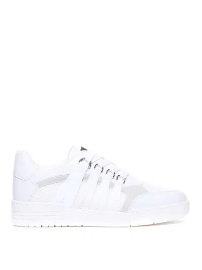 Moschino White Trainers And Frontal Logo