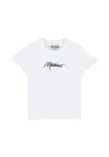 Moschino White T-shirt For Baby Girl With Logo In White
