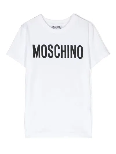 Moschino Kids' White T-shirt With Logo