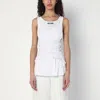 Moschino Sleeveless Shirt In White