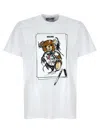 Moschino Teddy Bear Logo T-shirt In White