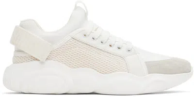 Moschino White Teddy Sneakers