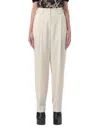 Moschino White Wool Trousers