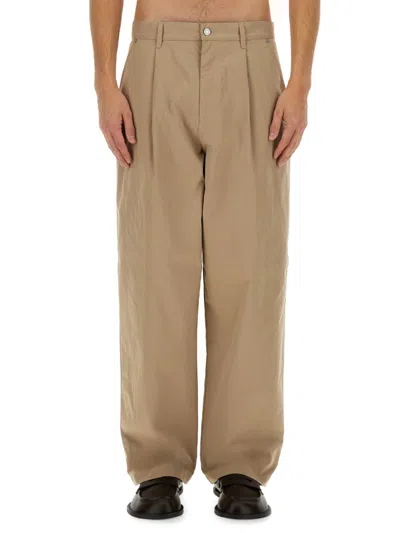 Moschino Wide-fit Relaxed Cotton Blend Pants