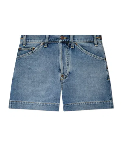 Moschino Denim Shorts In Blue