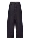 Moschino Cotton Denim Pants In Blue