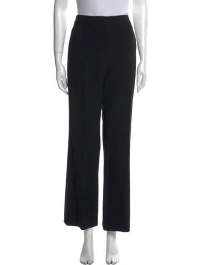 Pre-owned Moschino Wide Leg Pants In Black