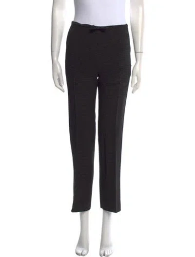 Pre-owned Moschino Wide Leg Pants In Black