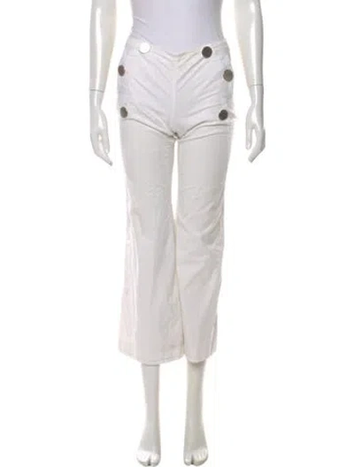 Pre-owned Moschino Wide Leg Pants In Neutral