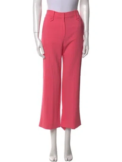 Pre-owned Moschino Wide Leg Pants In Pink