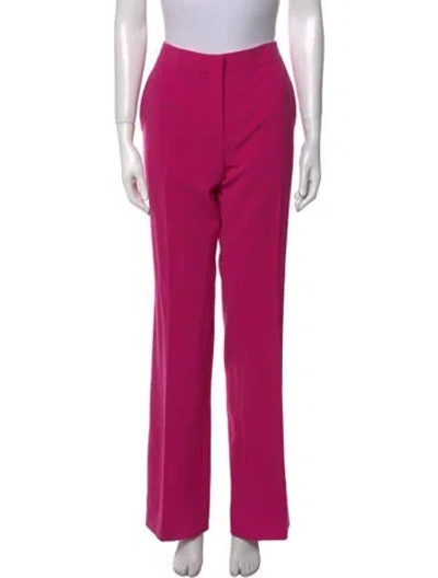 Pre-owned Moschino Wide Leg Pants In Pink